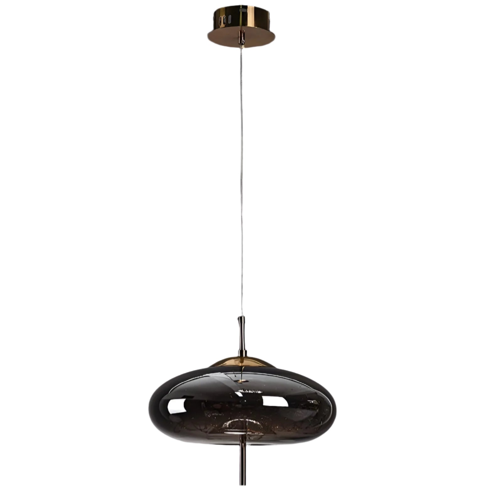 Lampe suspendue en verre moderne de luxe nordique
