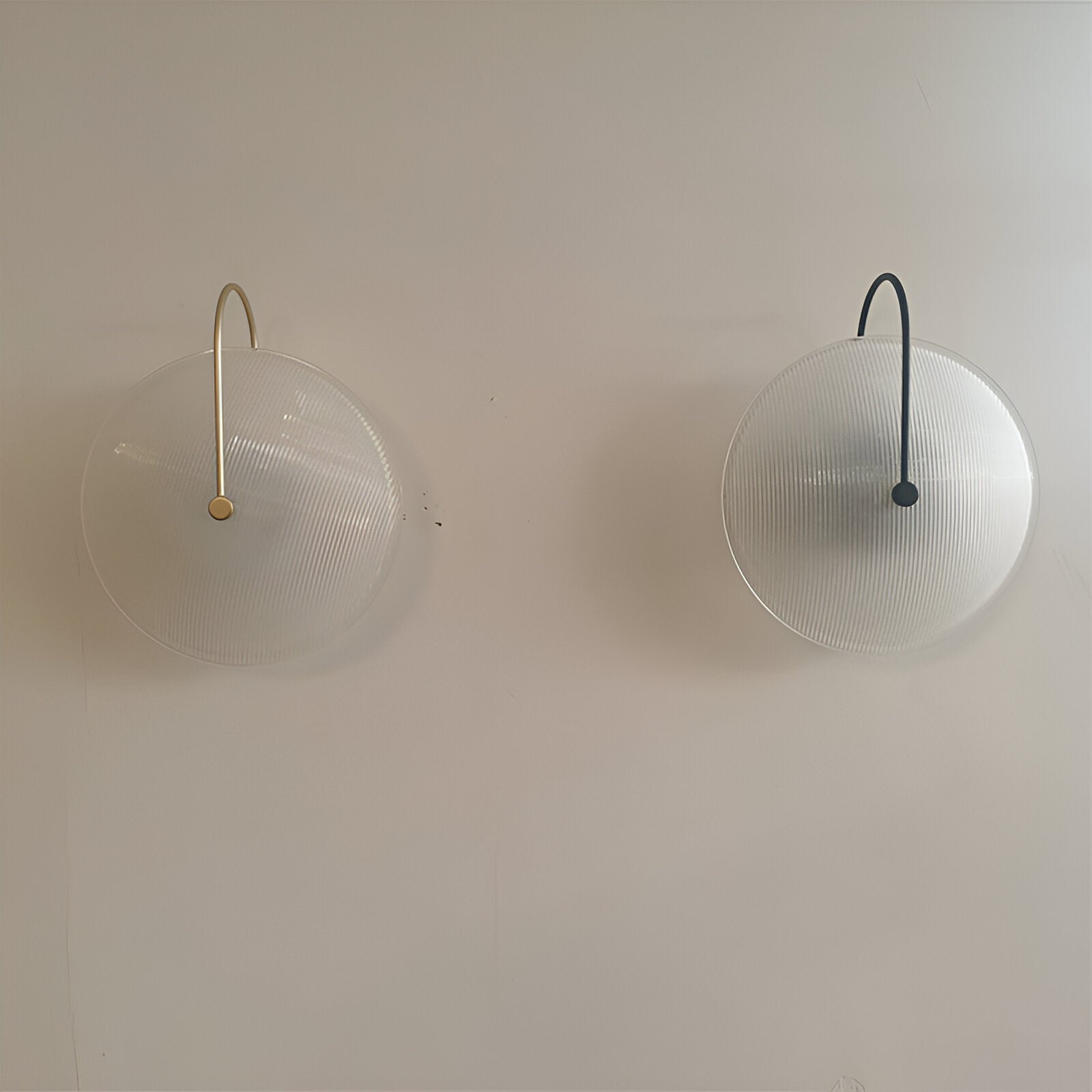 Modern Nordic Round Glass Wall Light