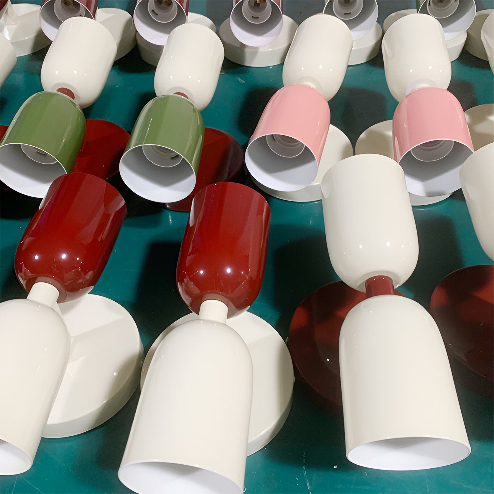 Nordic Colorful Double Head Iron Wall Light