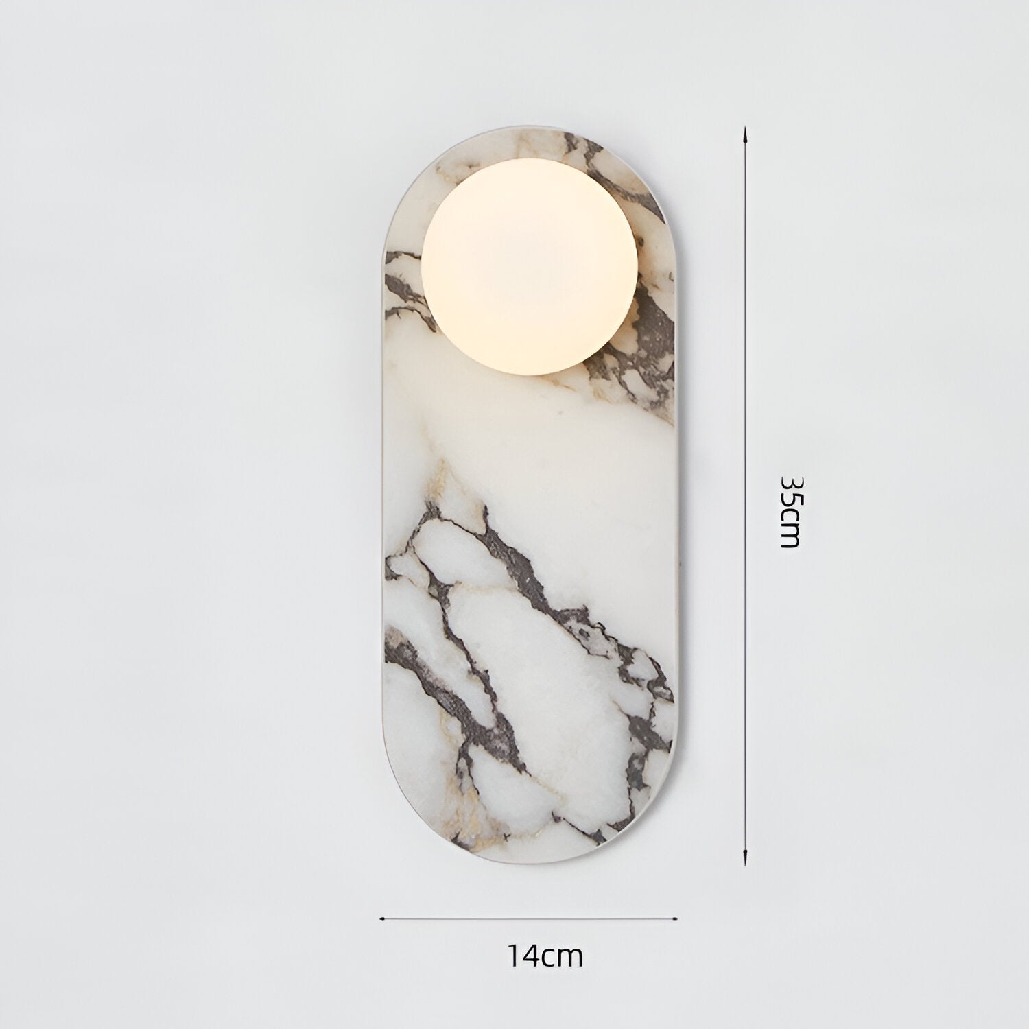 French Light Marble Luxury Minimalist Wall Light