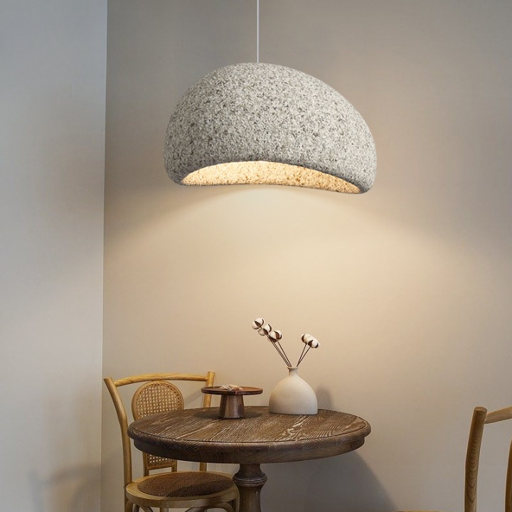 Nordic Wabi Sabi Fiberglass Pendant Light