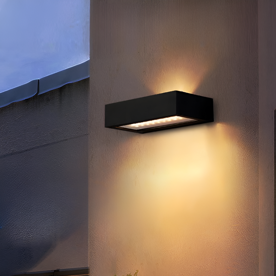 Modern Solar IP65 Waterproof Sensor Outdoor Wall Light