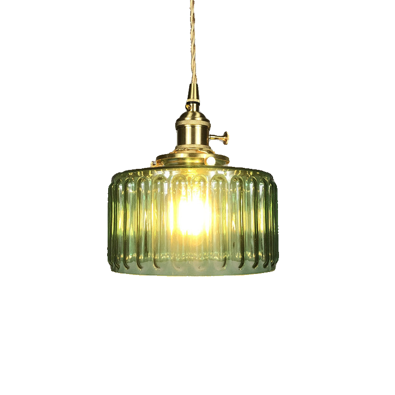 Celeste Glass Vintage Glow Glass Pendant Light