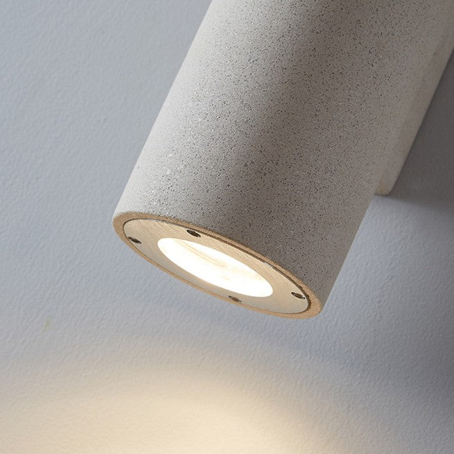 Midnight Glow Minimalist Cement Indoor Outdoor Wall Light