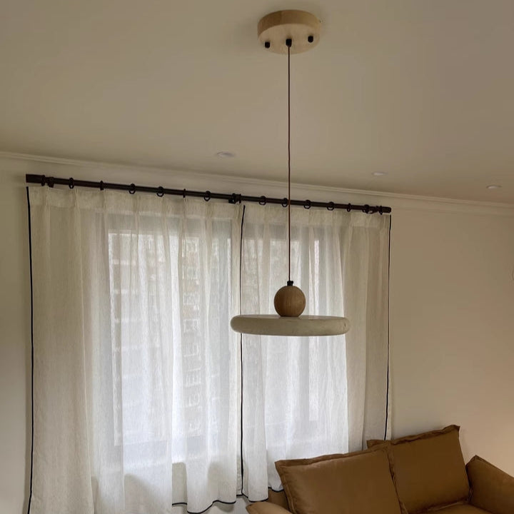 Yellow Cave Stone Wabi-Sabi Marble Pendant Light