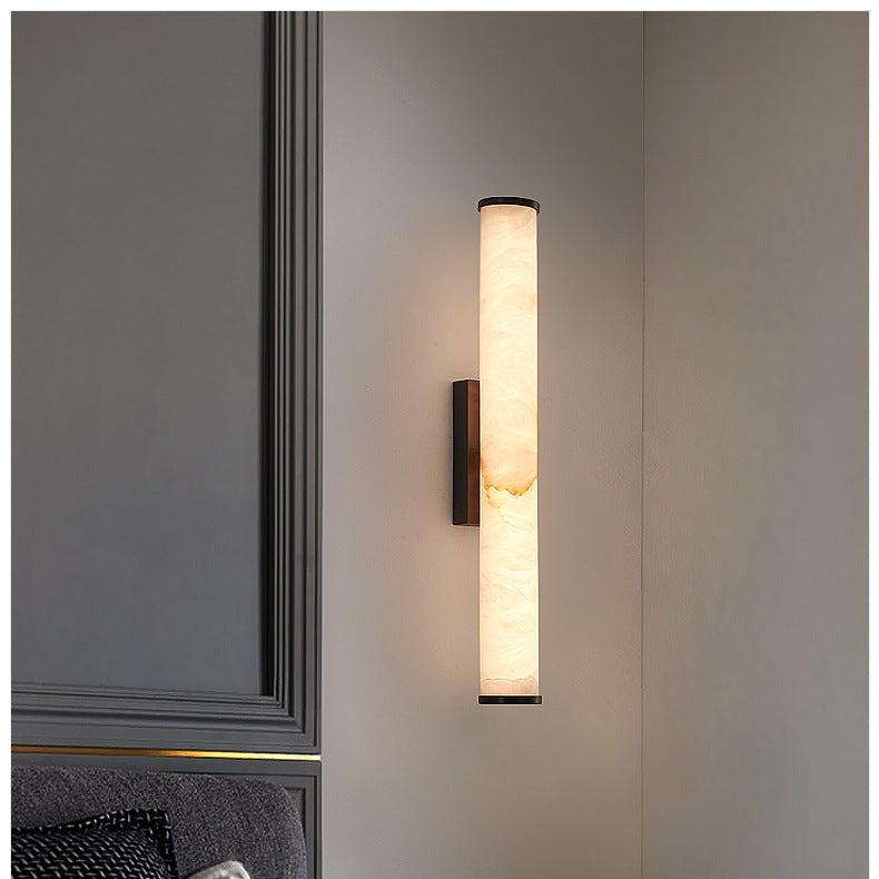Callisto Spanish Marble Copper Modern Minimalist Wall Lamp