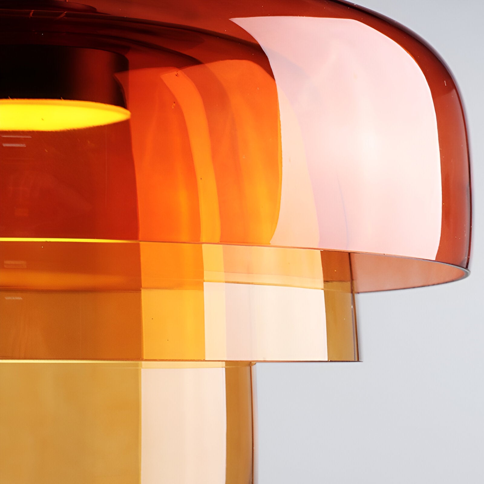 Lampe à Pendentif en Verre Céleste