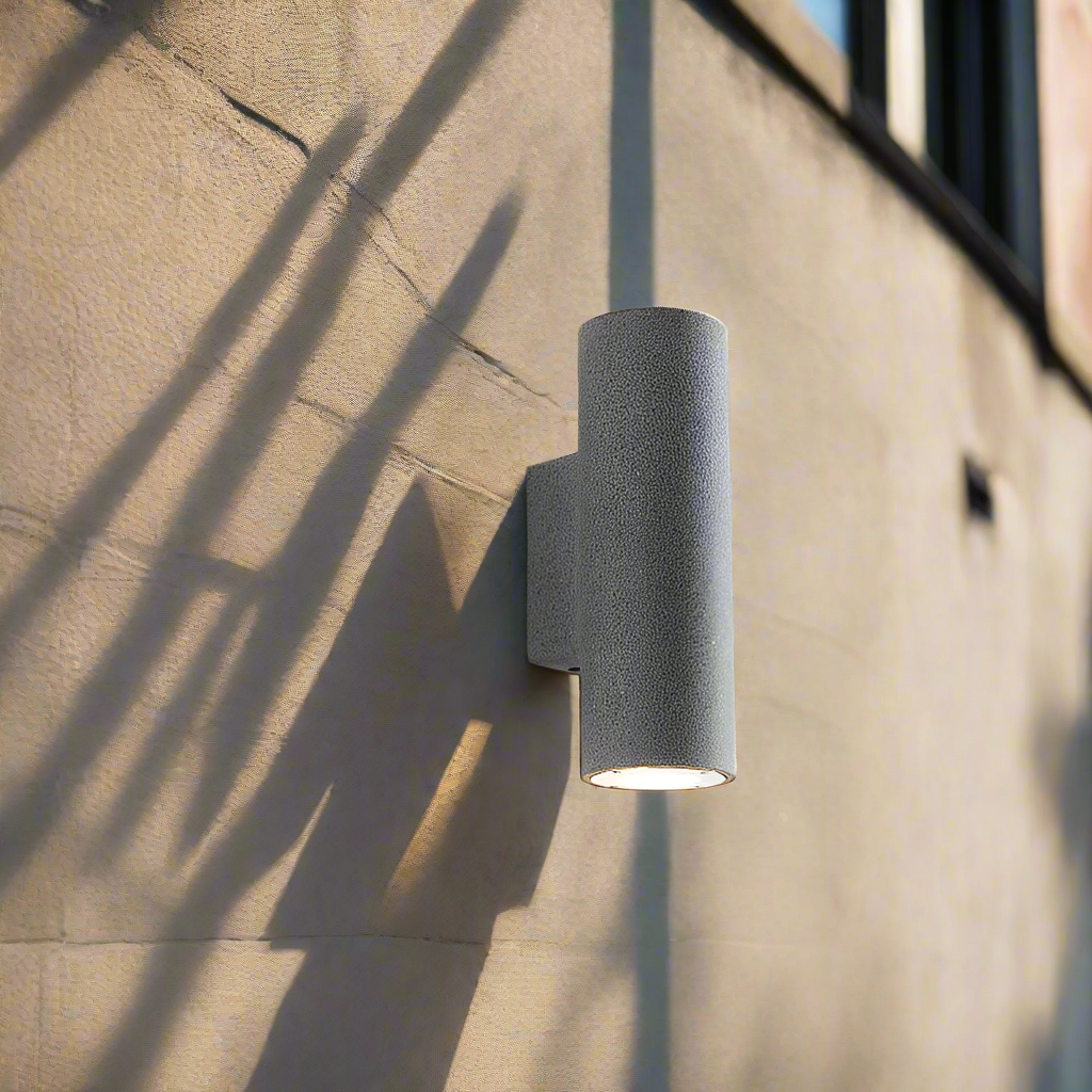 Midnight Glow Minimalist Cement Indoor Outdoor Wall Light