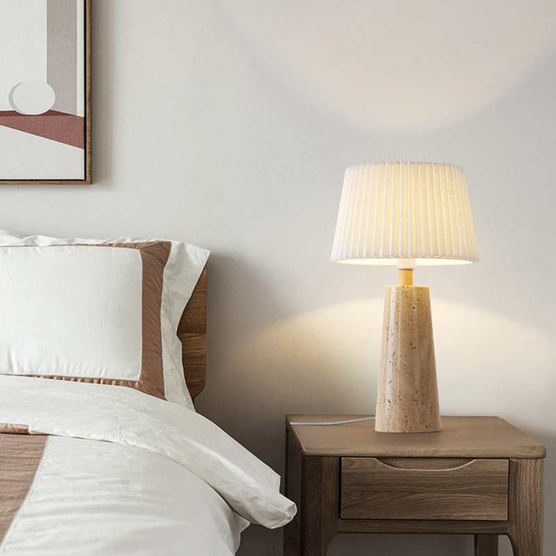Travertin Retro Japanischer Stil Tischlampe