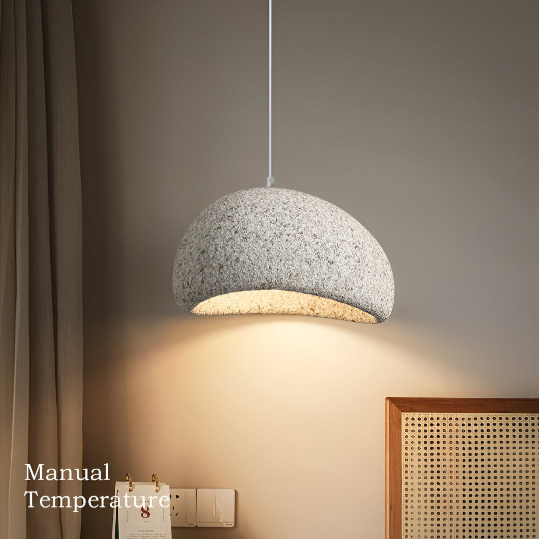 Nordic Wabi Sabi Fiberglass Pendant Light