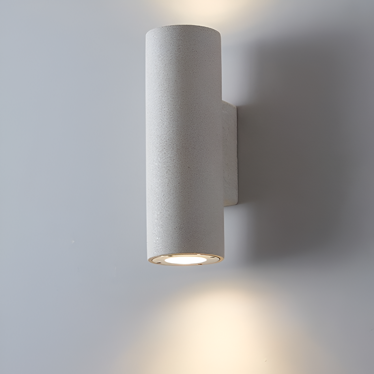 Midnight Glow Minimalist Cement Indoor Outdoor Wall Light
