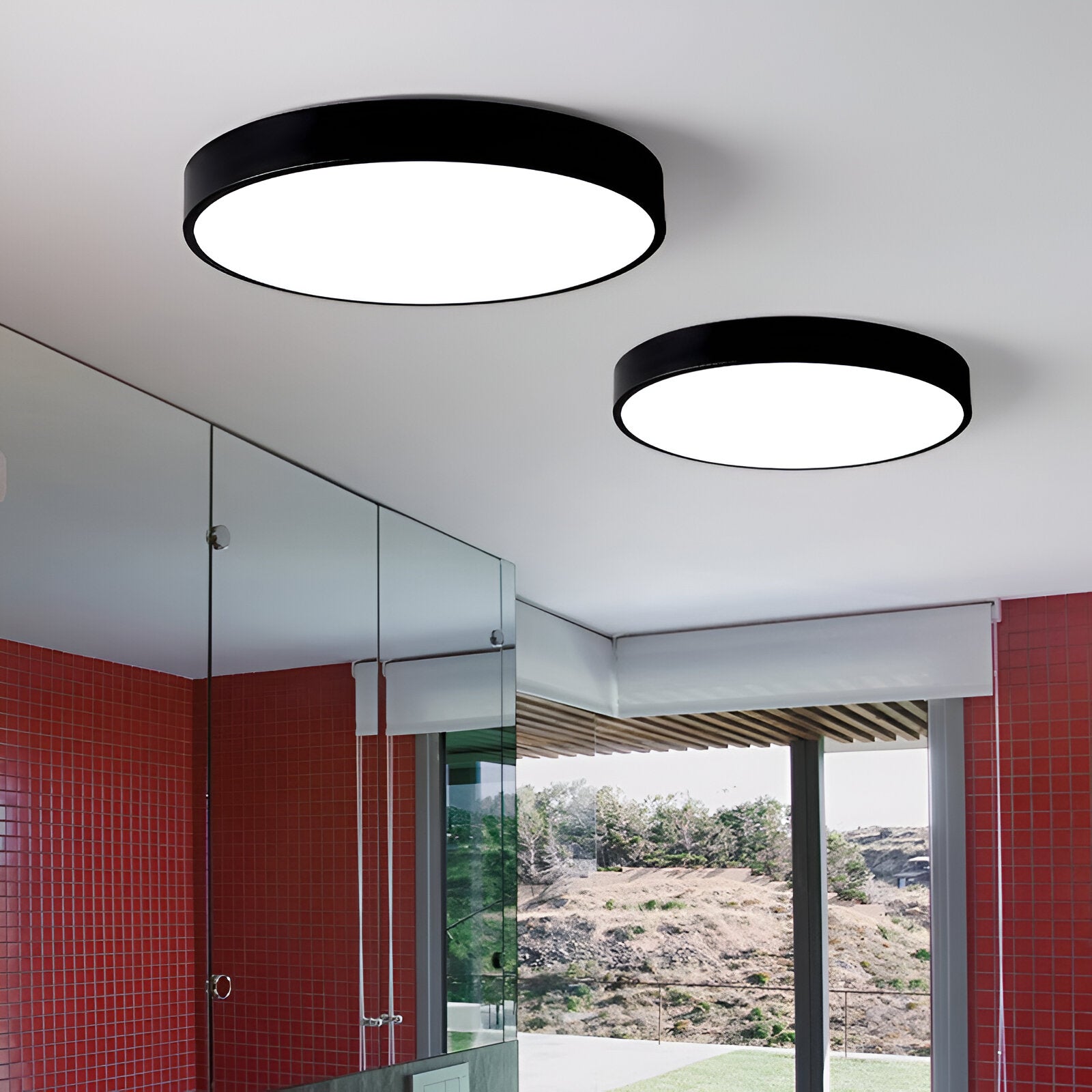 Nordic Macaron Round LED Ceiling Light