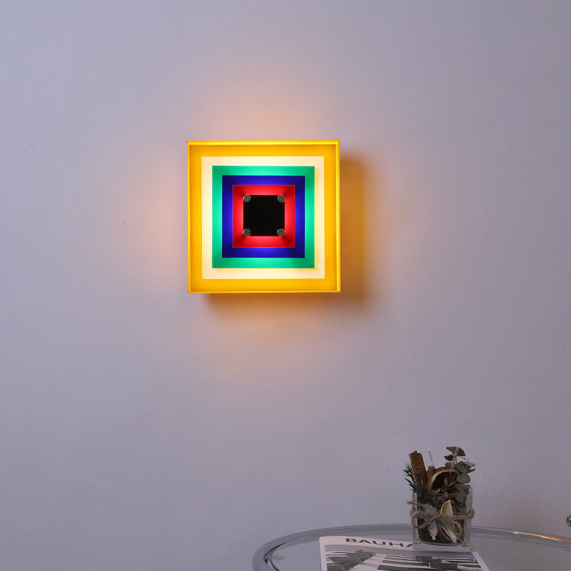 Memphis Bauhaus Style Medieval Wall Light