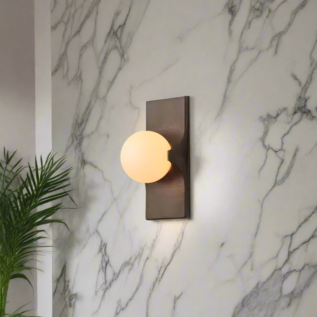 Solenne Nordic Modern Marble Ball Wall Lamp