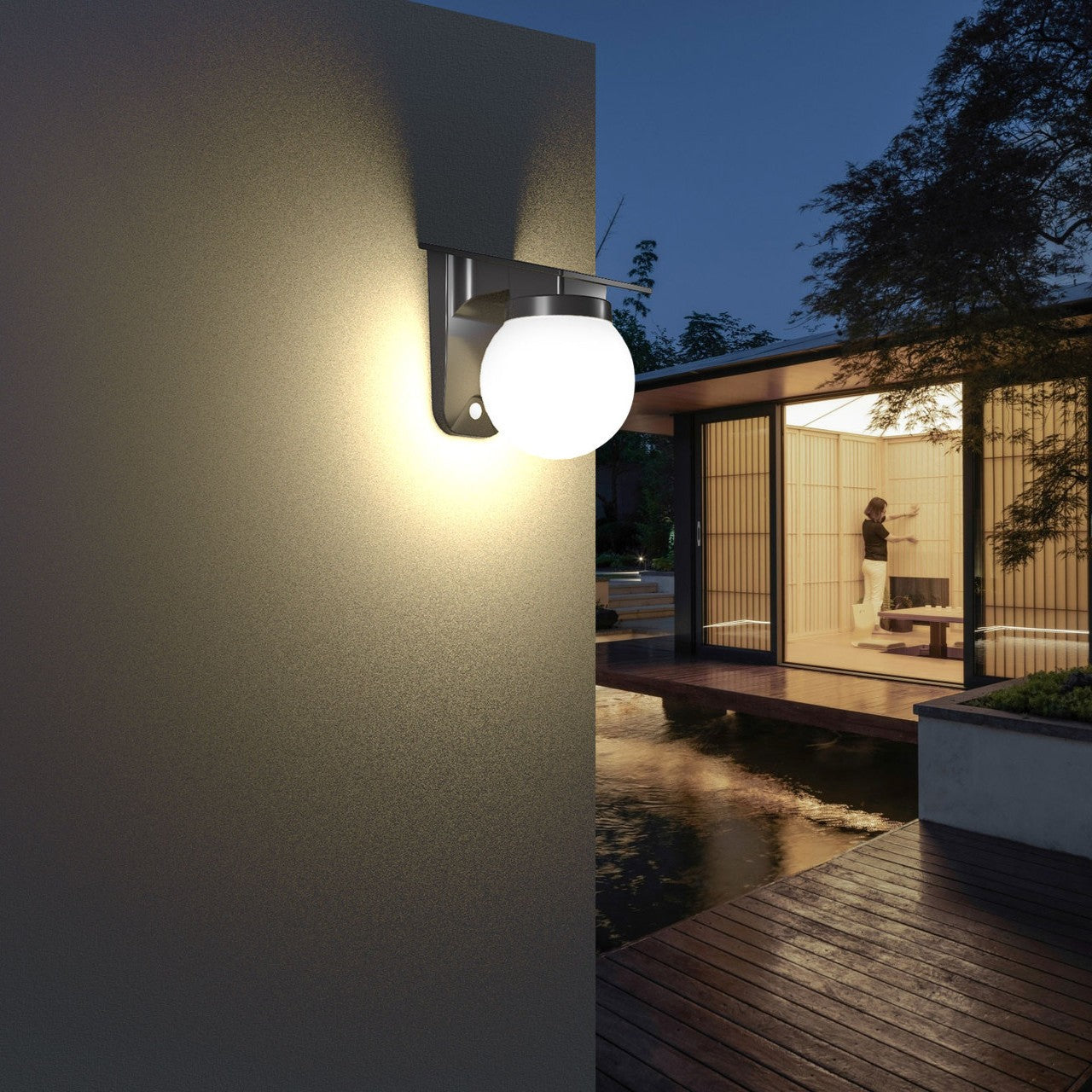 IP65 Waterproof Outdoor Solar Wall Light