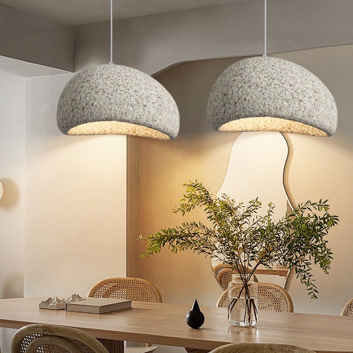 Nordic Wabi Sabi Fiberglass Pendant Light