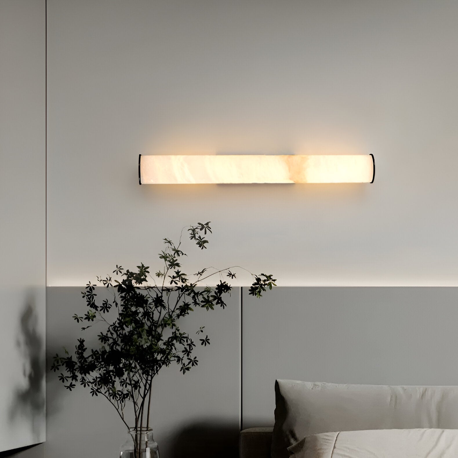Callisto Spanish Marble Copper Modern Minimalist Wall Lamp