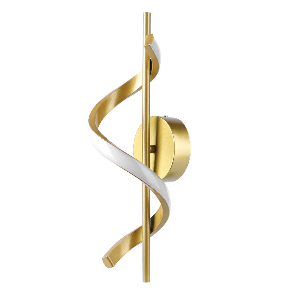 Nordic Spiral Acrylic Wall Light