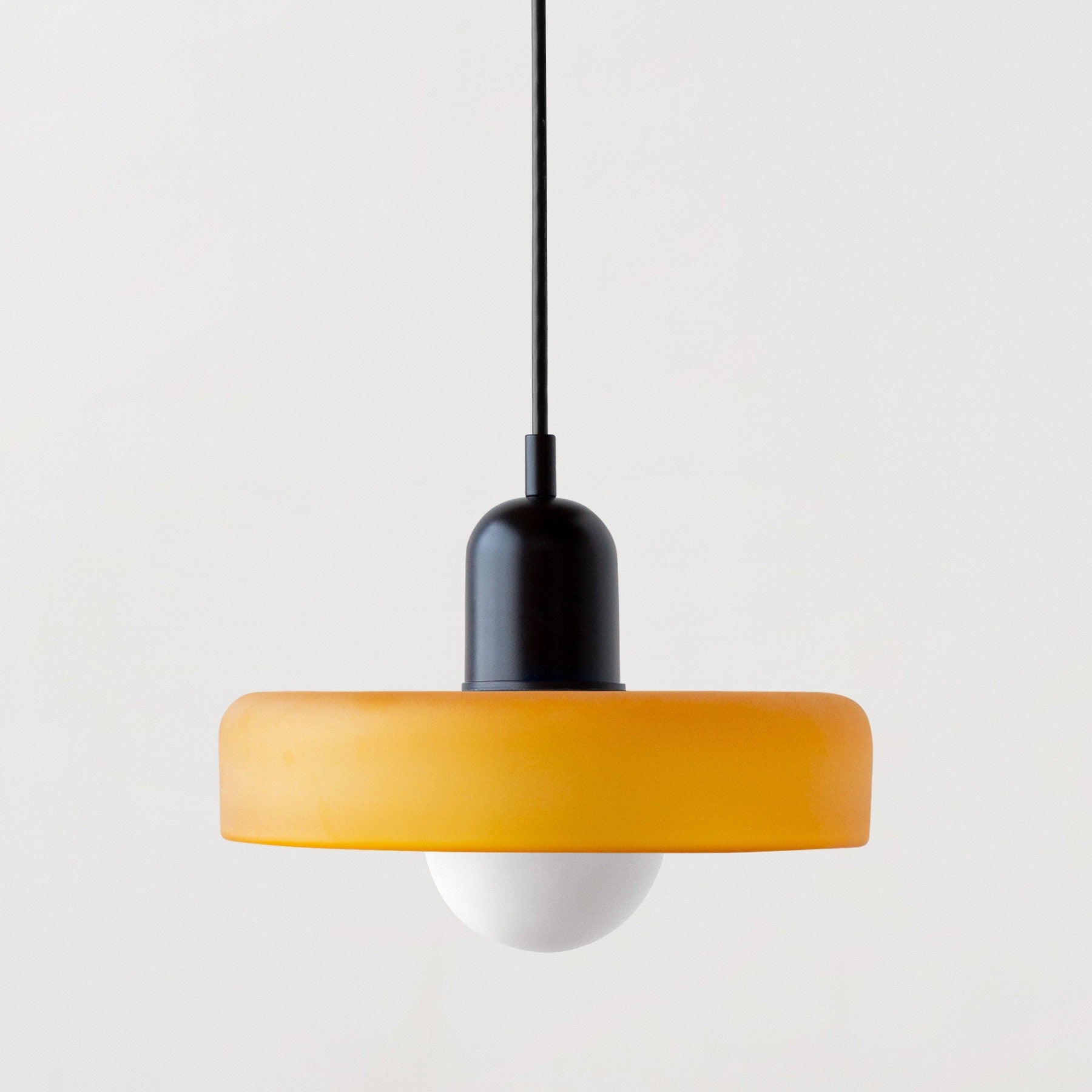 Leuchtender Halo Moderne Glas Pendelleuchte