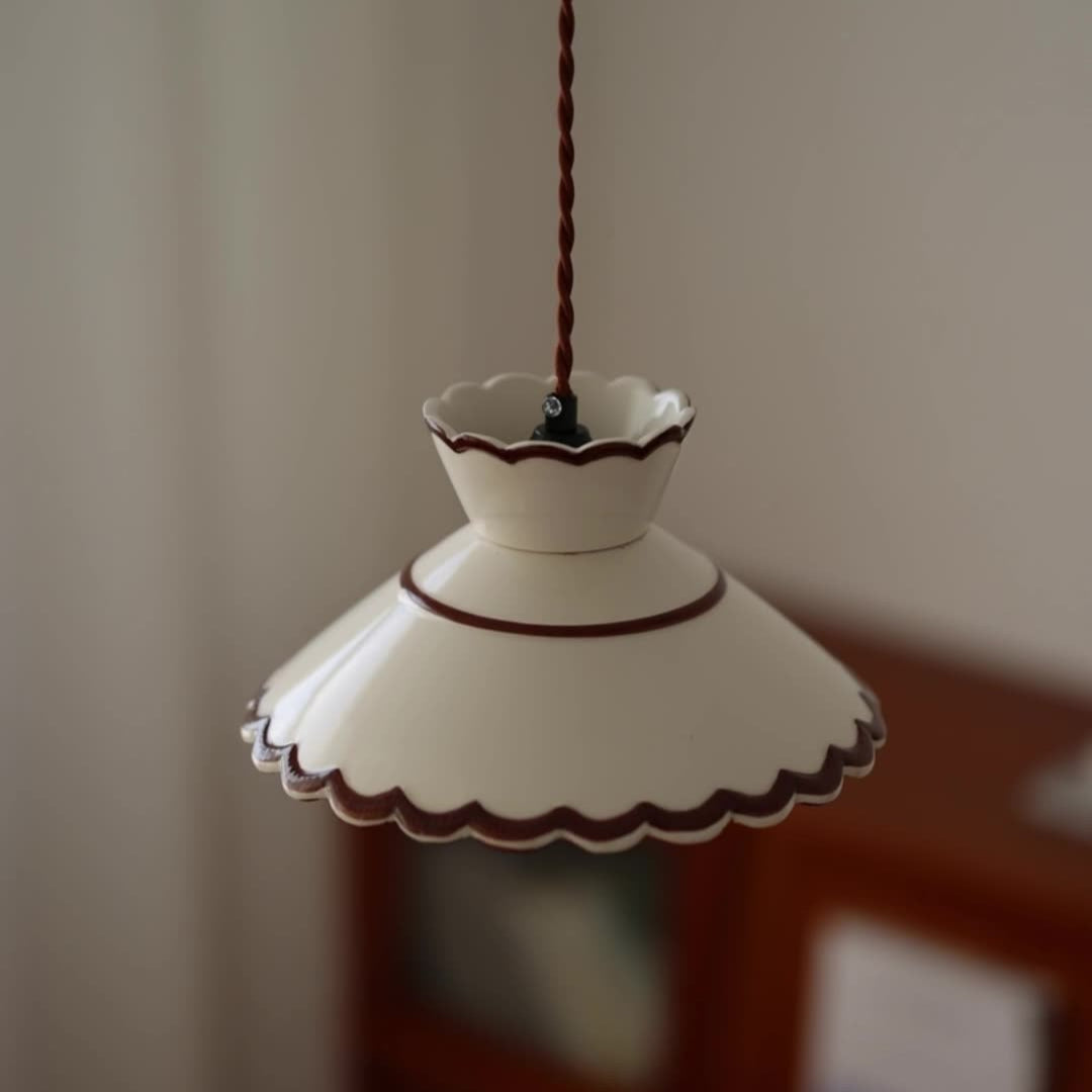 Fall Classic Vintage Ceramic Pendant Light