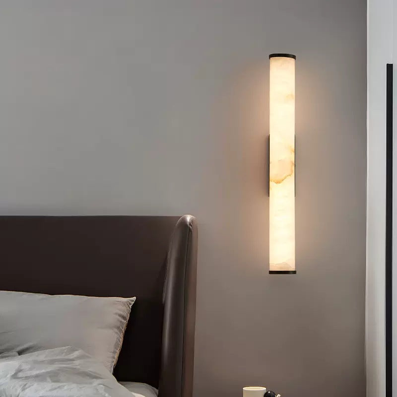 Callisto Spanish Marble Copper Modern Minimalist Wall Lamp