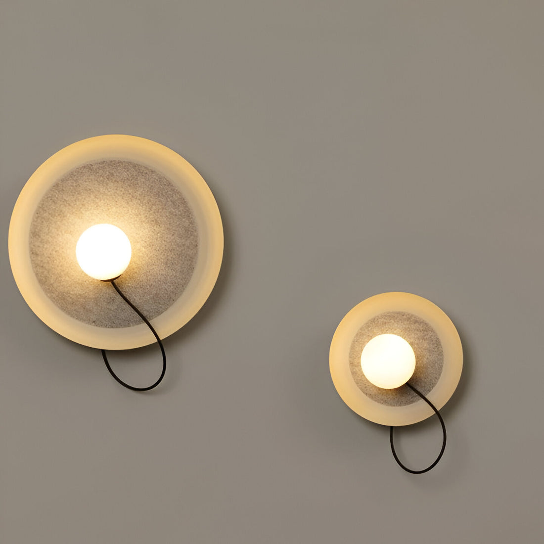 Nordic Modern Adjustable Circular Iron Wall Light