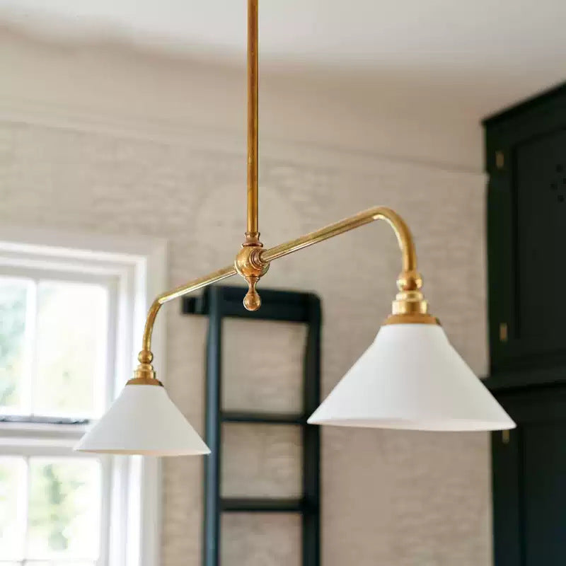 Alaric Linear Brass Modern Pendant Light