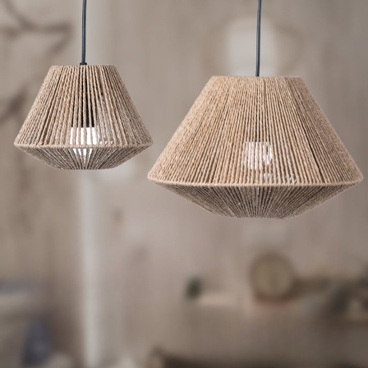 Pastoral Style Handmade Paper Pendant Light