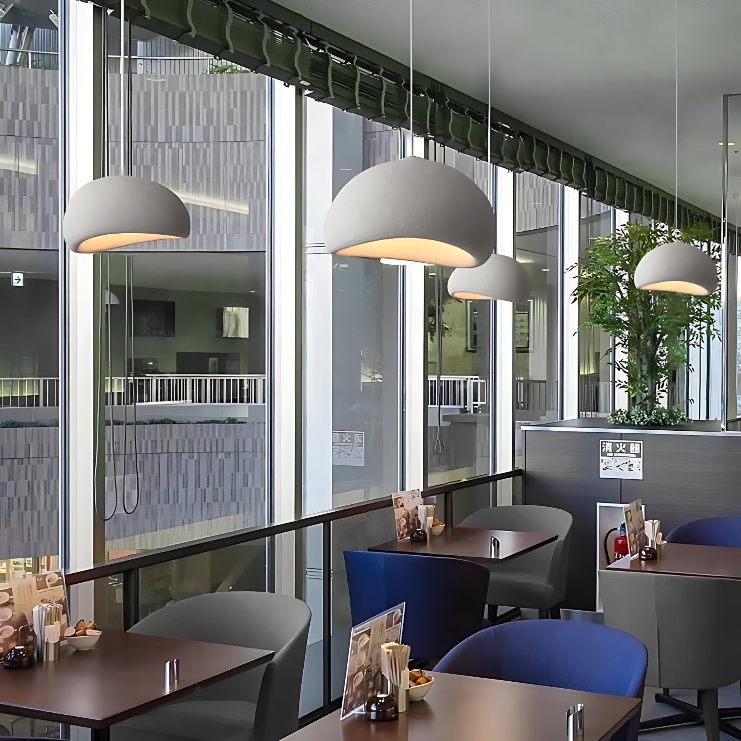 Nordic Wabi Sabi Fiberglass Pendant Light