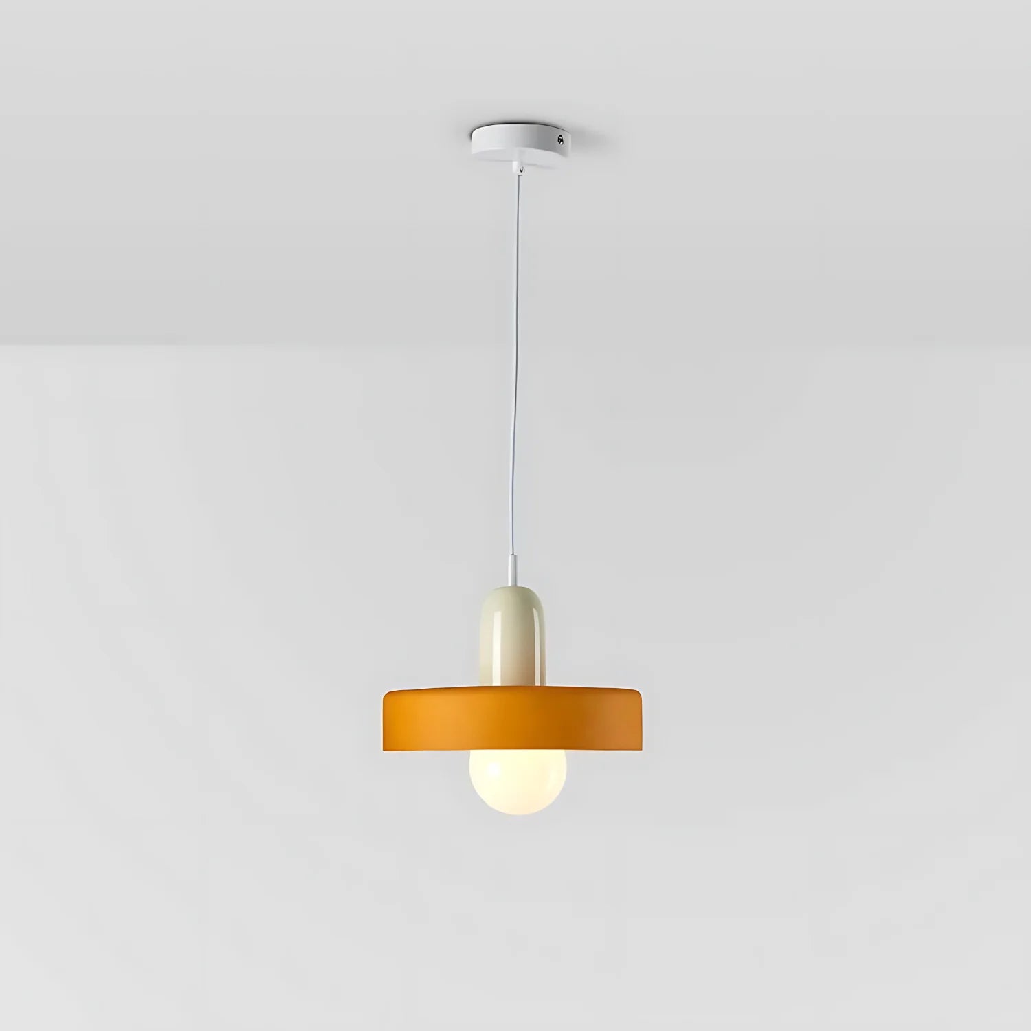 Leuchtender Halo Moderne Glas Pendelleuchte