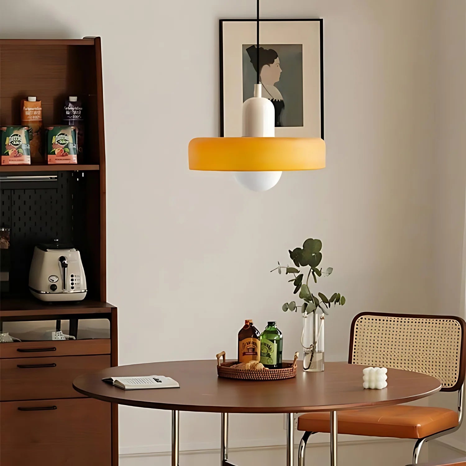Leuchtender Halo Moderne Glas Pendelleuchte