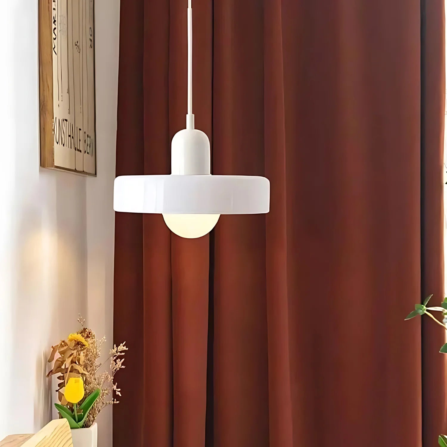 Leuchtender Halo Moderne Glas Pendelleuchte