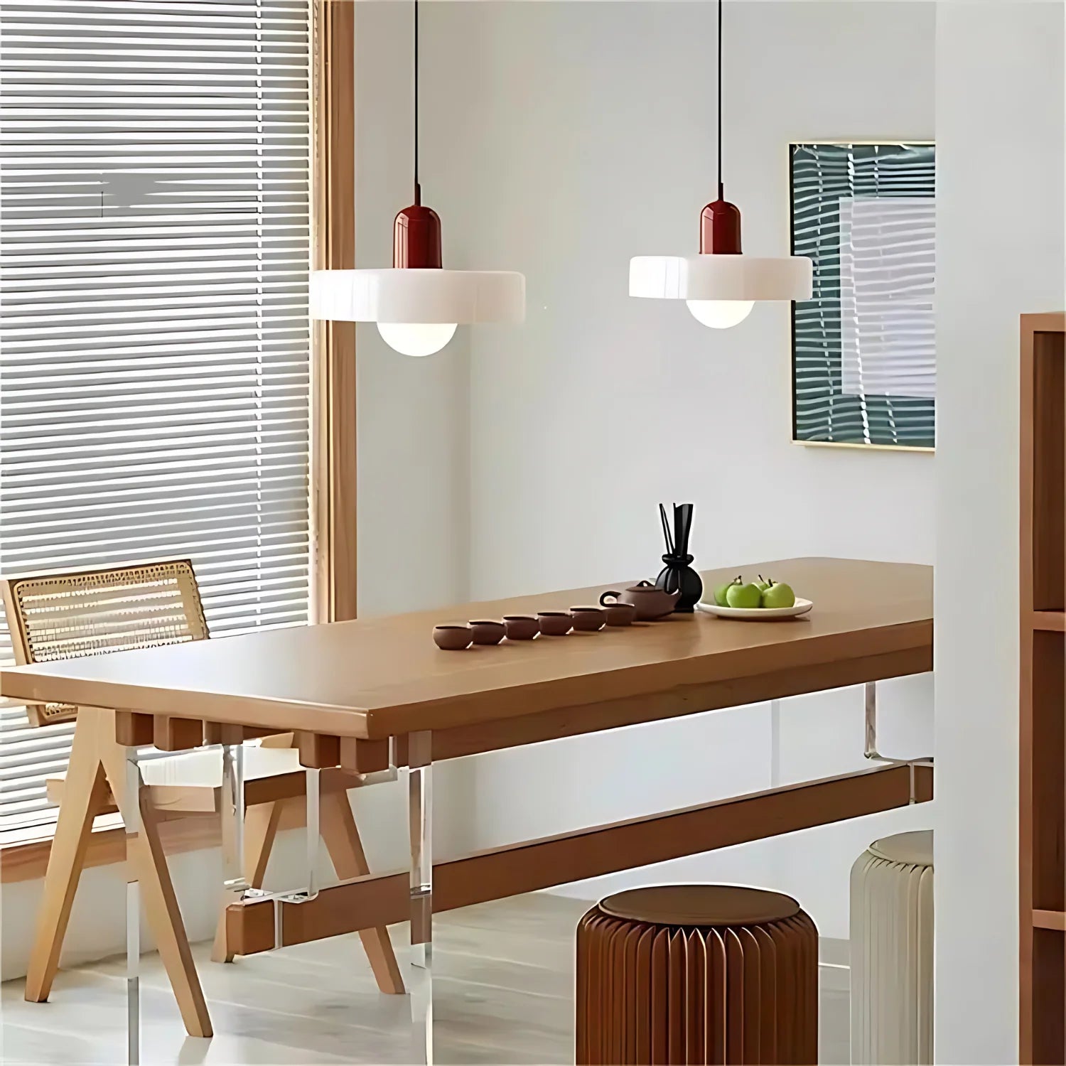 Leuchtender Halo Moderne Glas Pendelleuchte