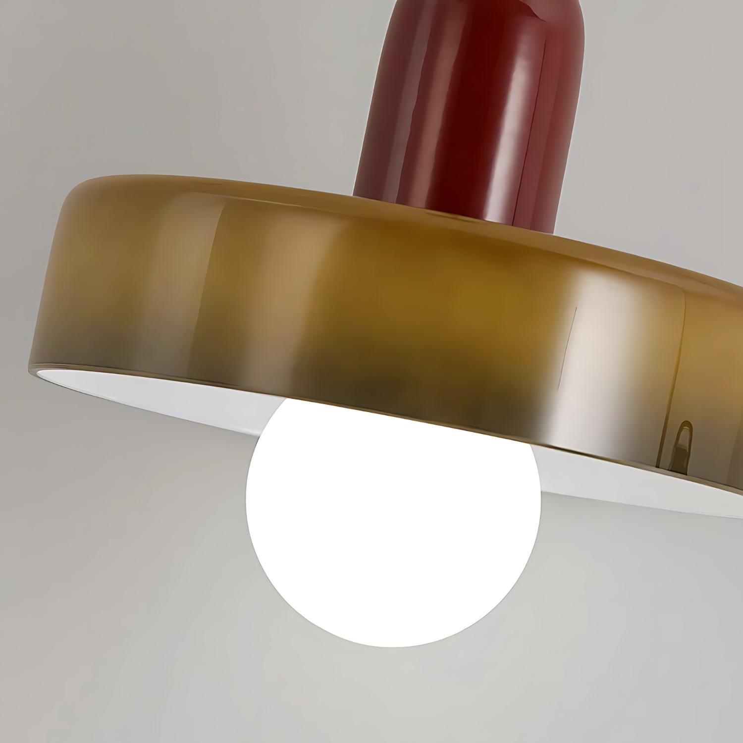 Leuchtender Halo Moderne Glas Pendelleuchte