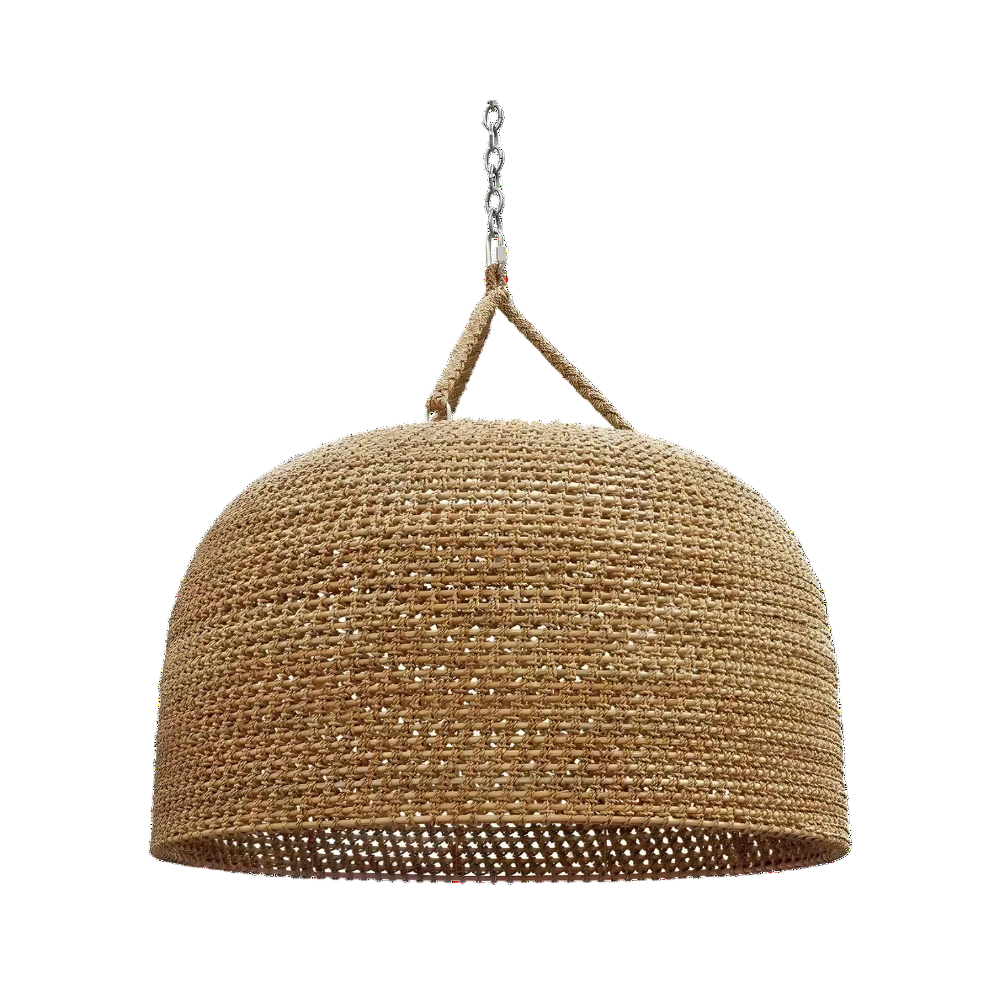 Natural Shadow Rattan Japandi Pendant Light