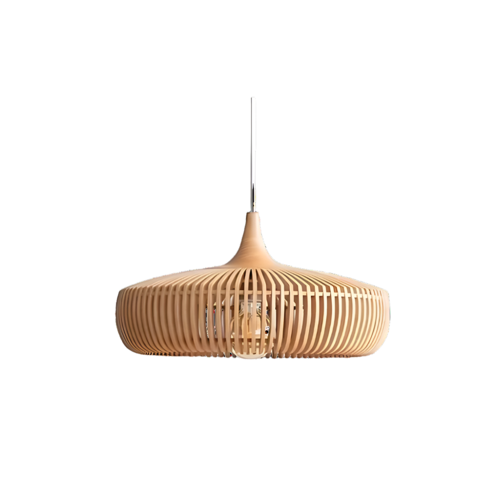 Asahi Japandi Solid Wood Pendant Light