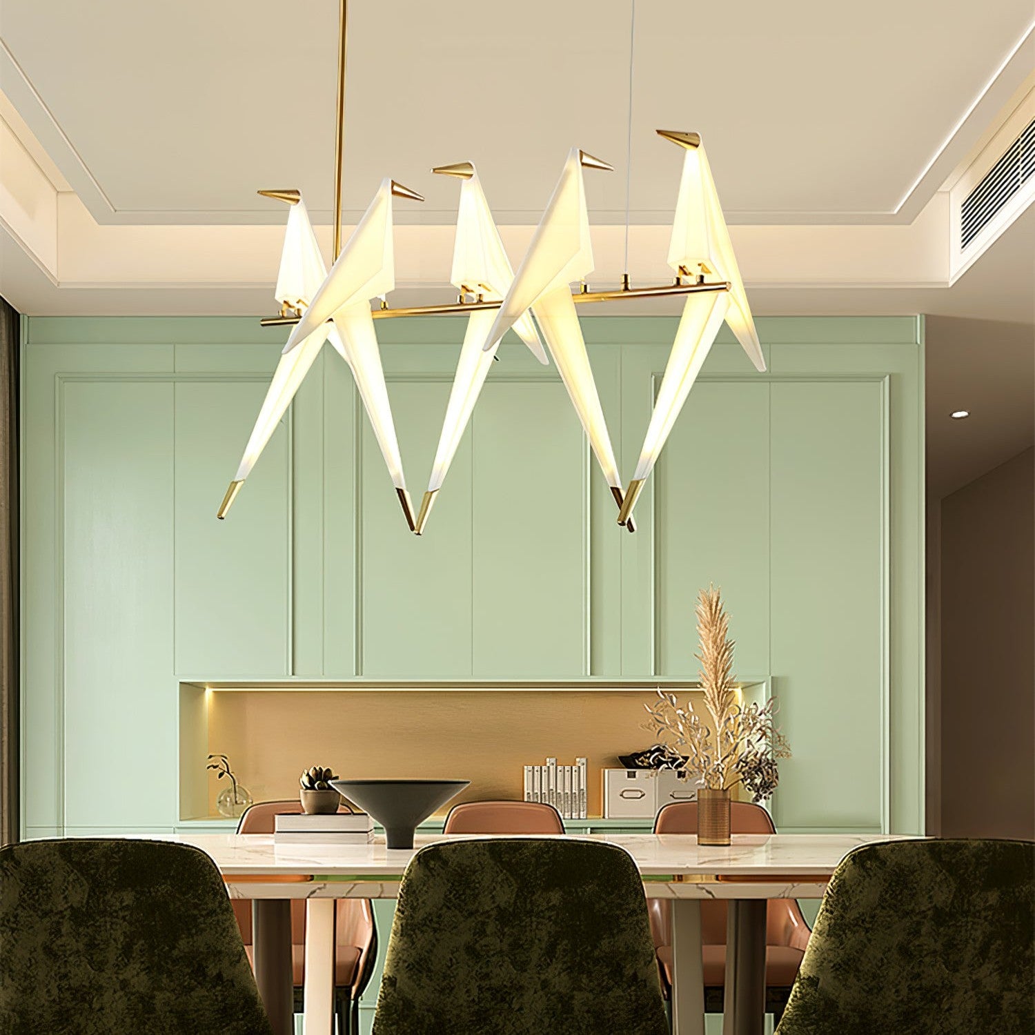 Poetic Perch Luxury Metal Chandelier