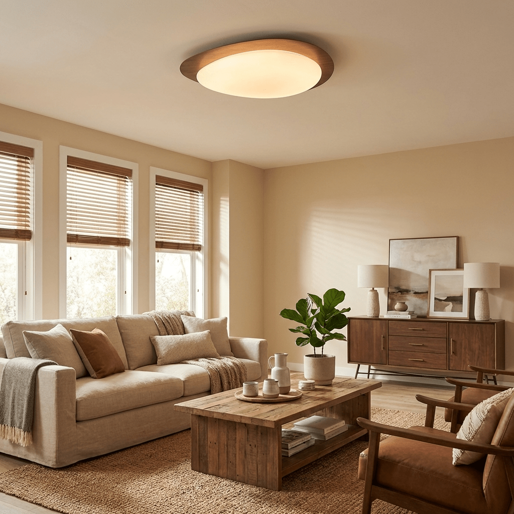Solara Pebble Moderne Metall-Deckenleuchte
