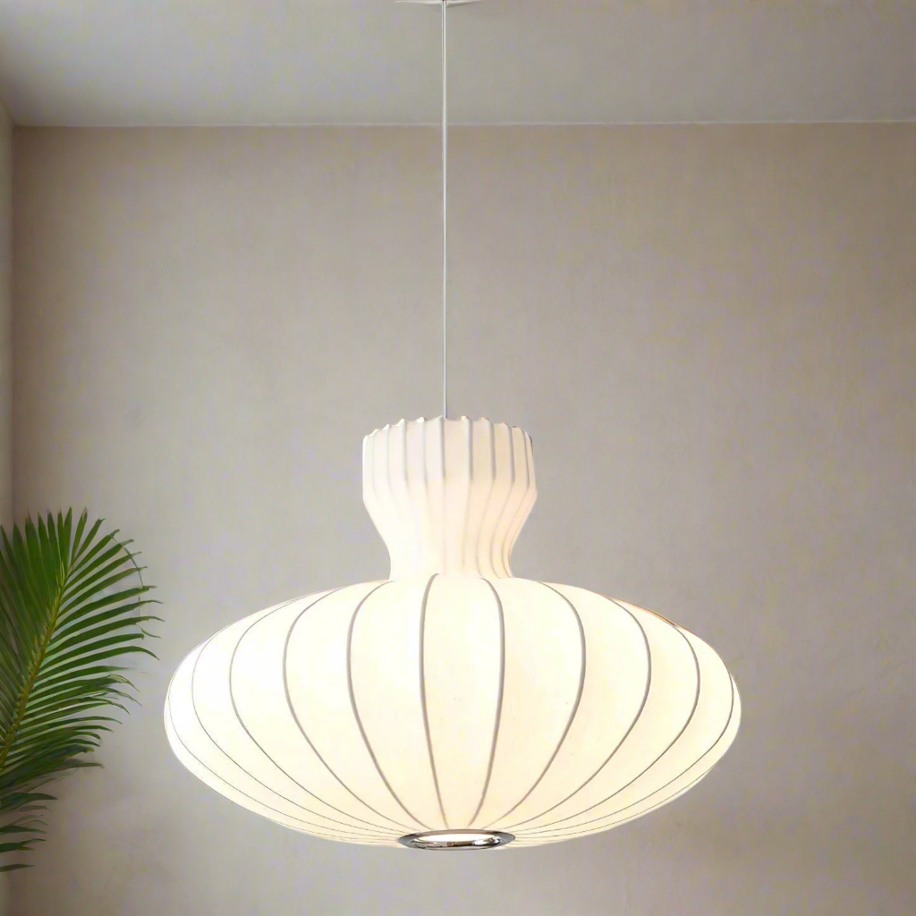 Mushin Glow Wabi-Sabi Silk Pendant Light