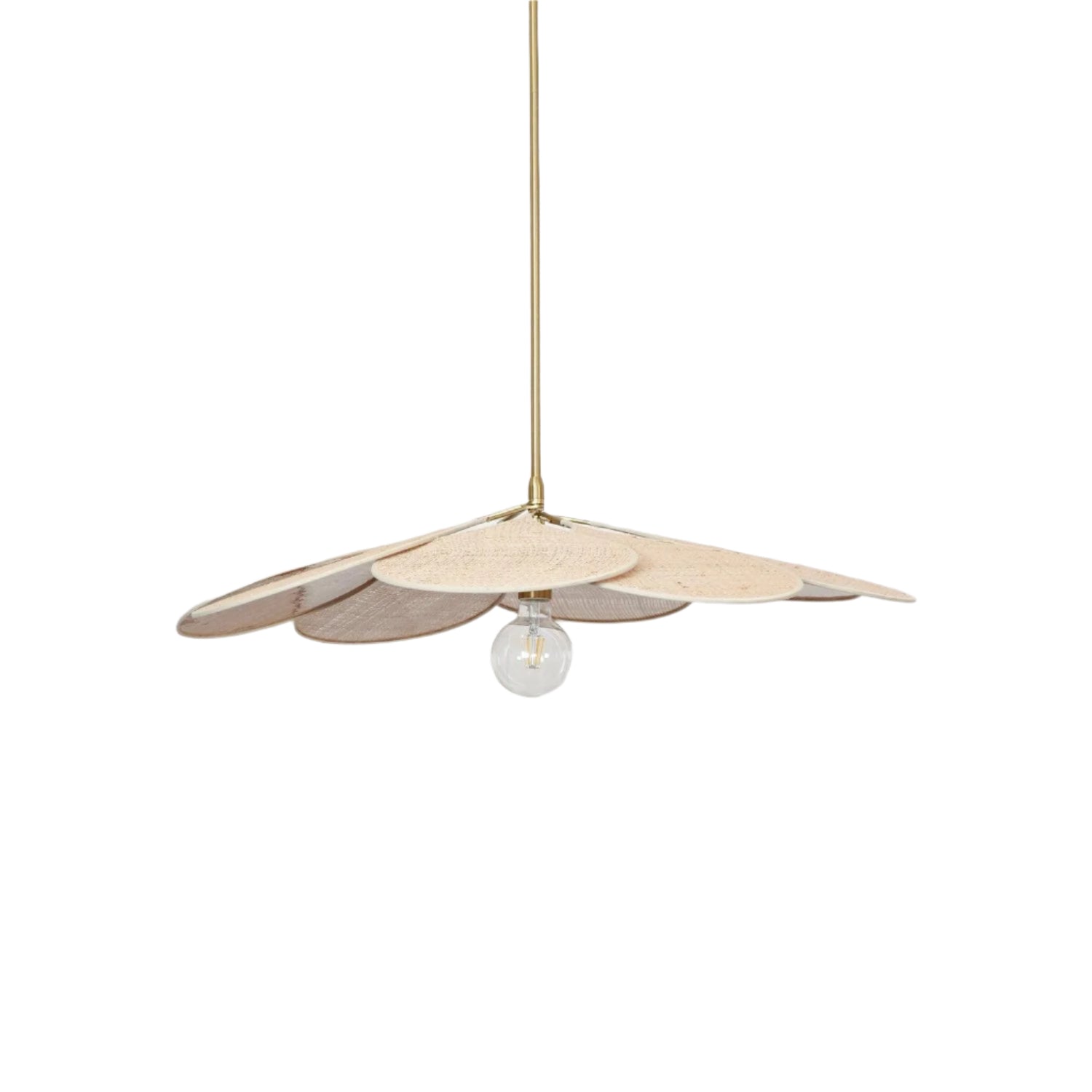 Petalo Floral Fabric Pendant Light