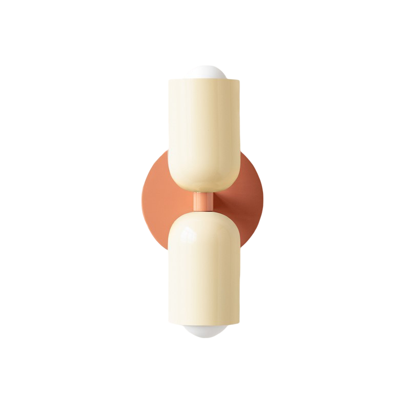 Nordic Colorful Double Head Iron Wall Light