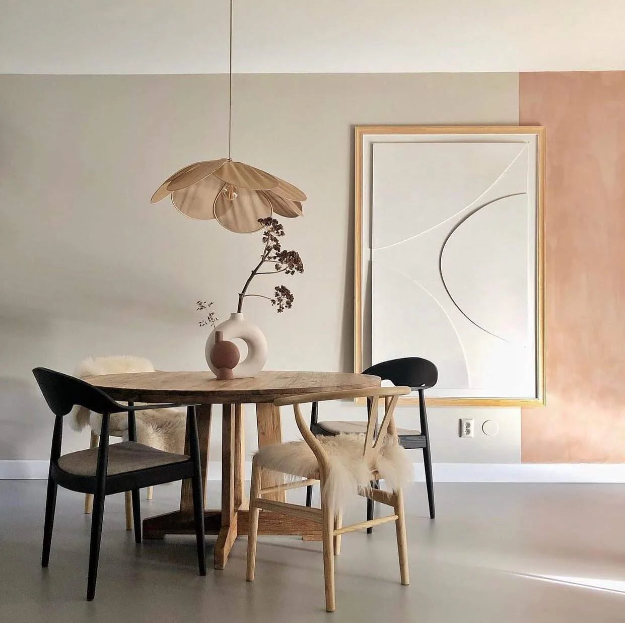 Petalo Floral Fabric Pendant Light