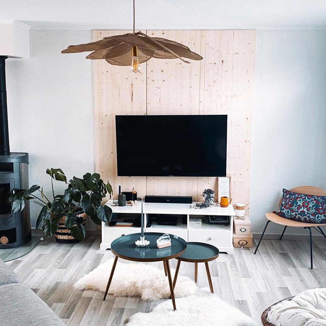 Petalo Floral Fabric Pendant Light