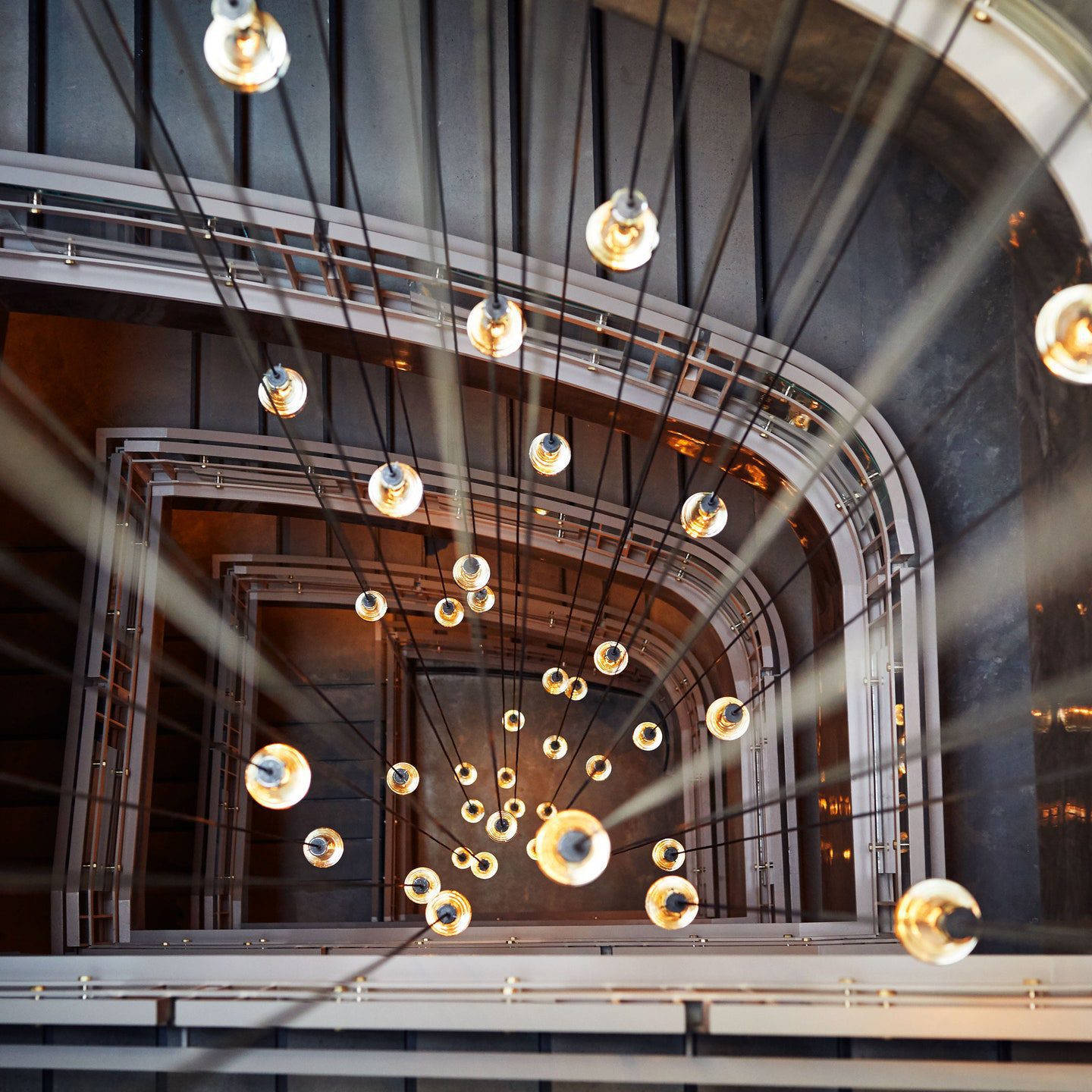 Celara Raindrop Linear Glass Chandelier