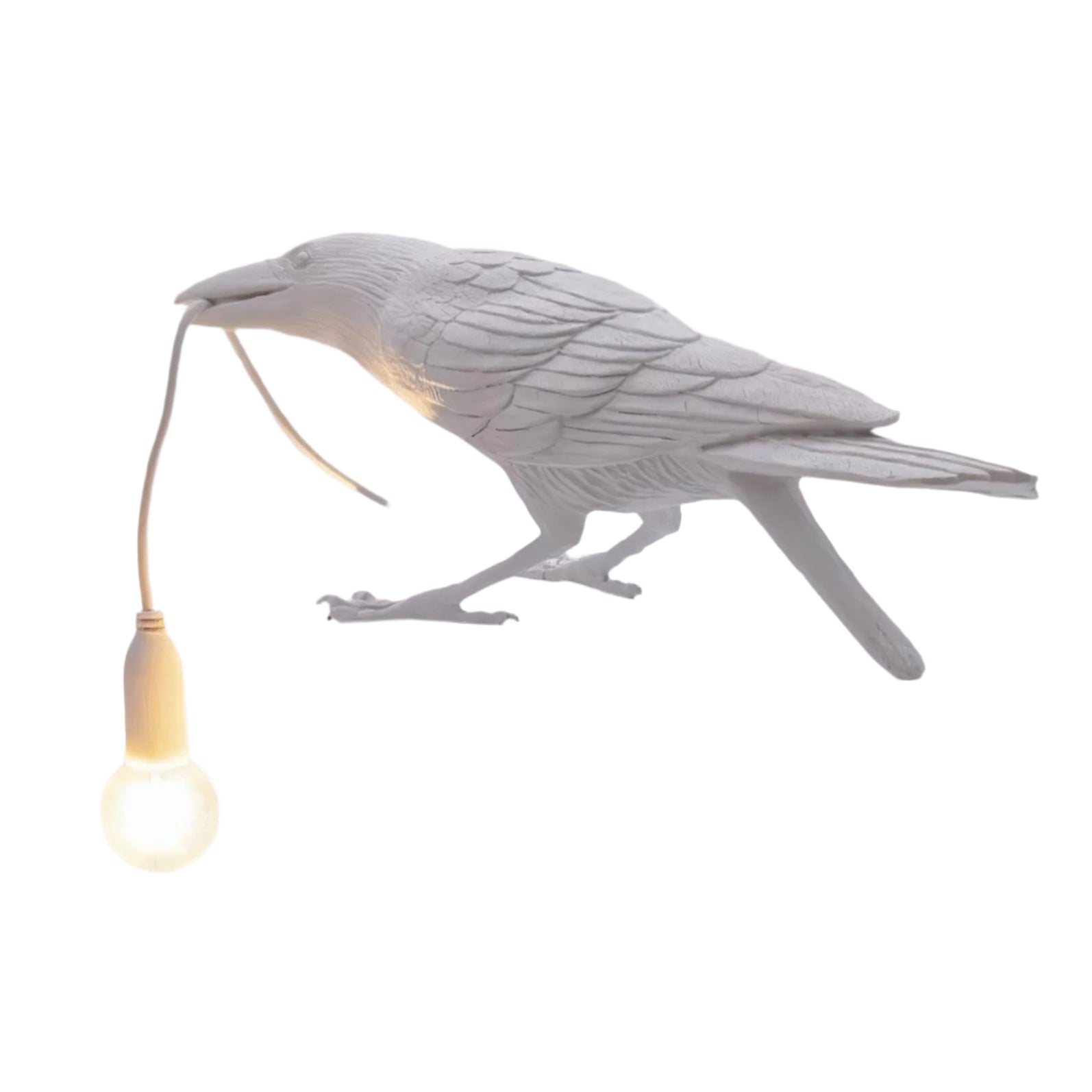 The Watchful Raven Resin Table Lamp