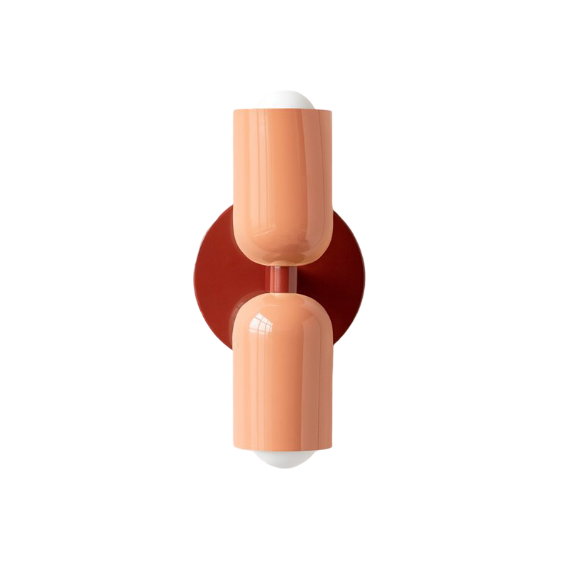 Nordic Colorful Double Head Iron Wall Light