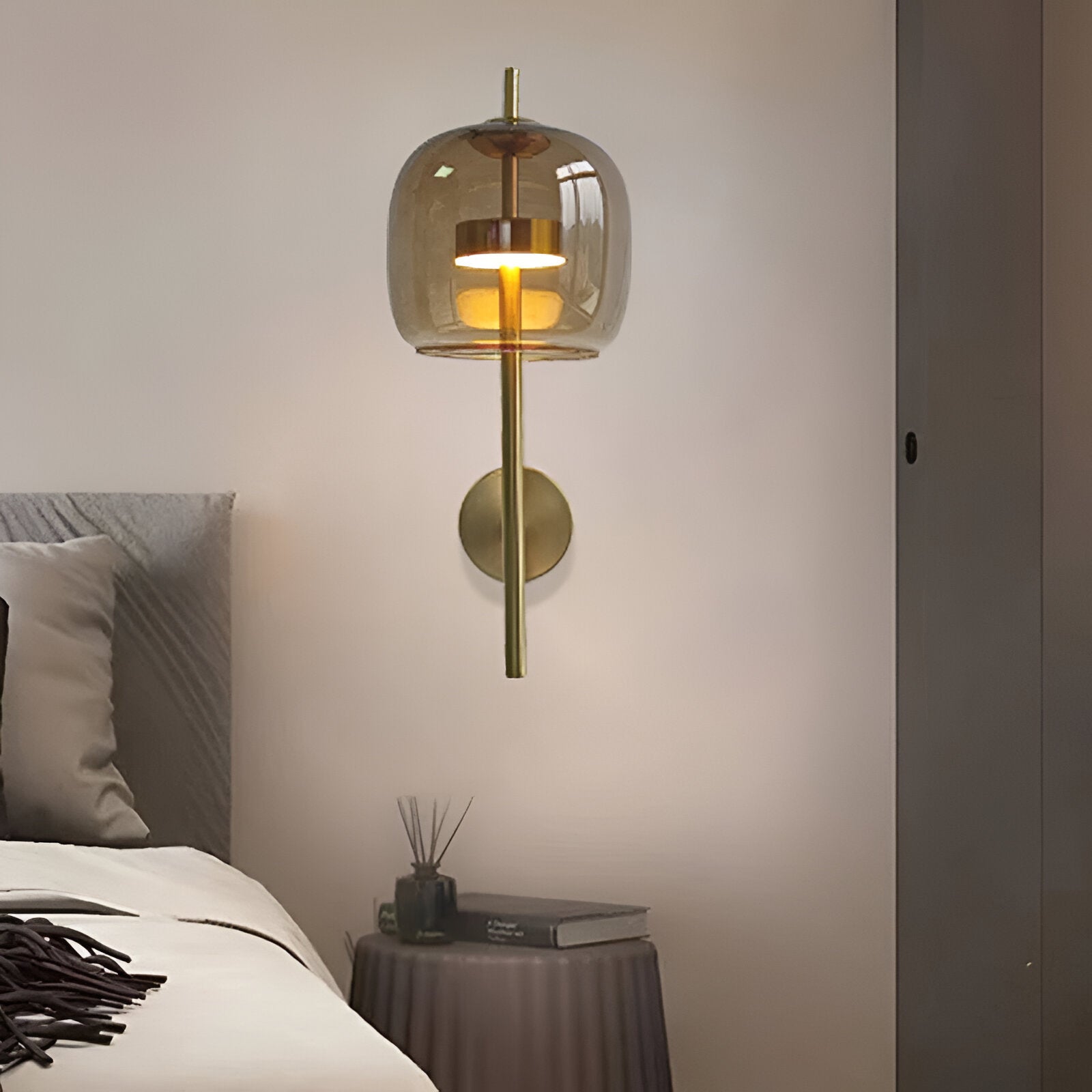 Kael Nordic Glass Wall Light