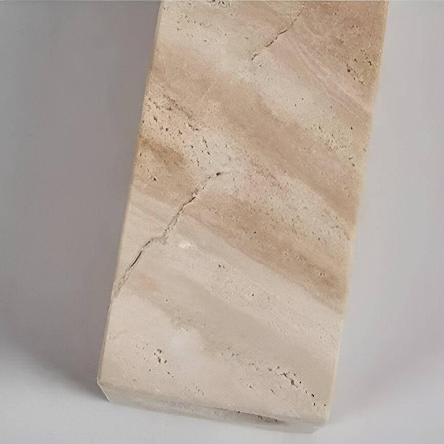 Retro Travertine Stone Flush Mount Ceiling Light