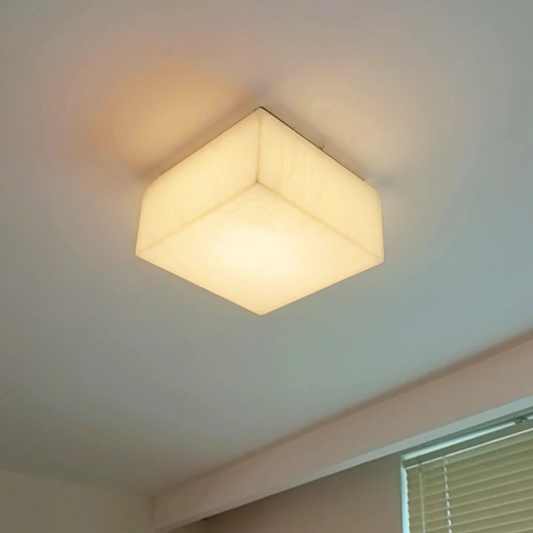 Rivage Alabaster Minimalist Ceiling Light