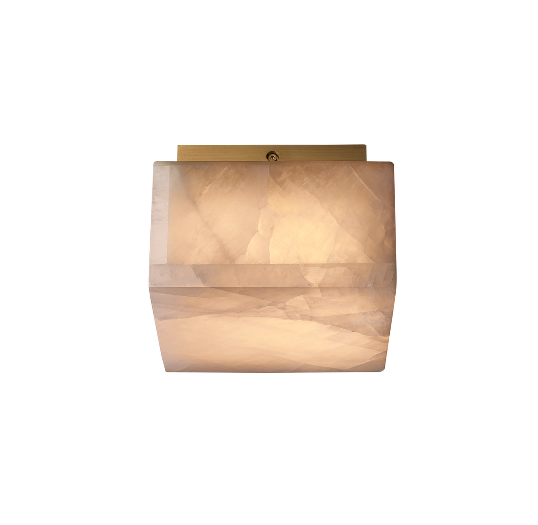 Rivage Alabaster Minimalist Ceiling Light